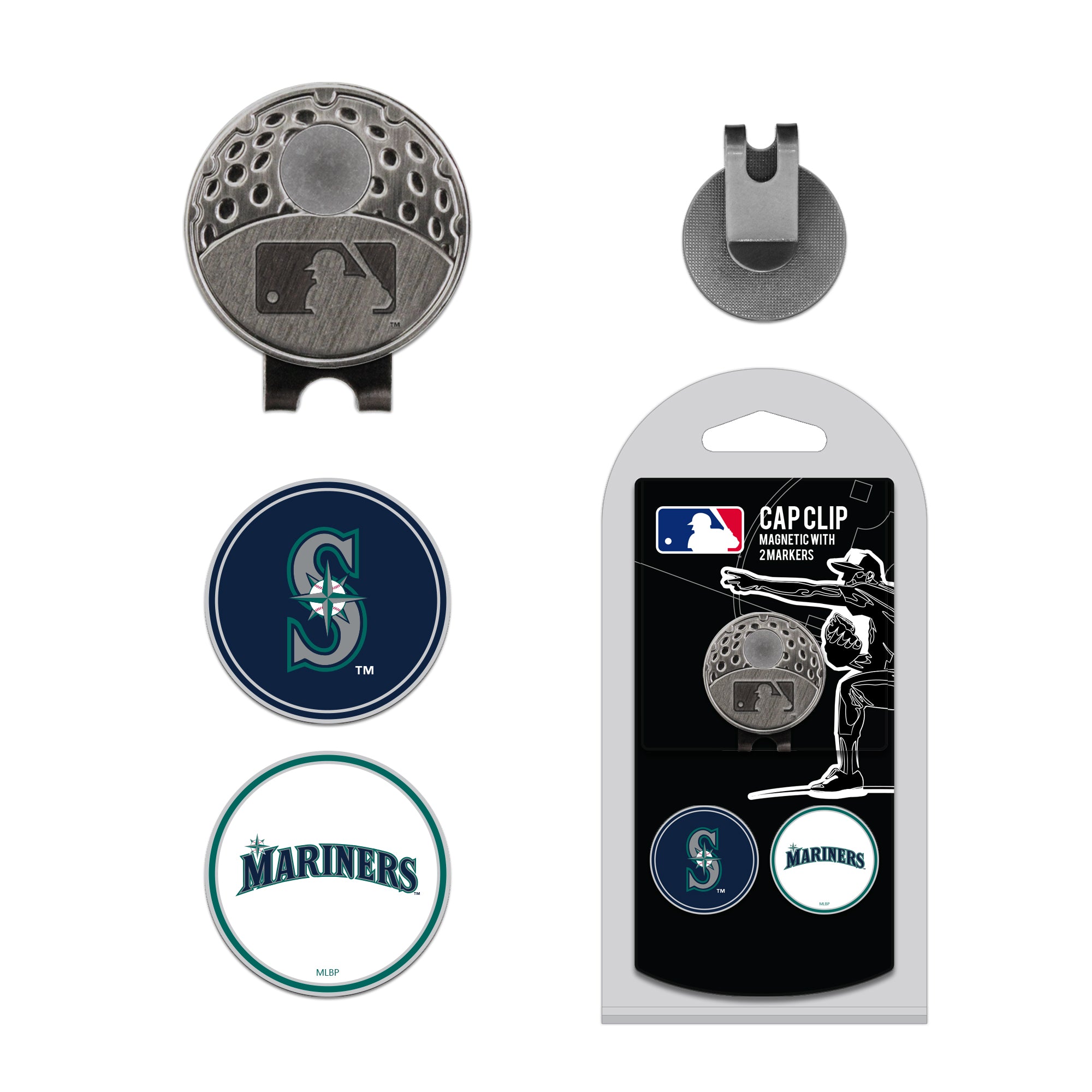 SEATTLE MARINERS 2 MKR CAP CLIP