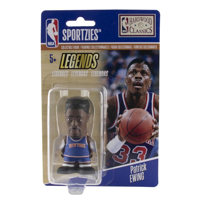 NBA New York Knicks Sportzies Patrick Ewing Collectible Figurine