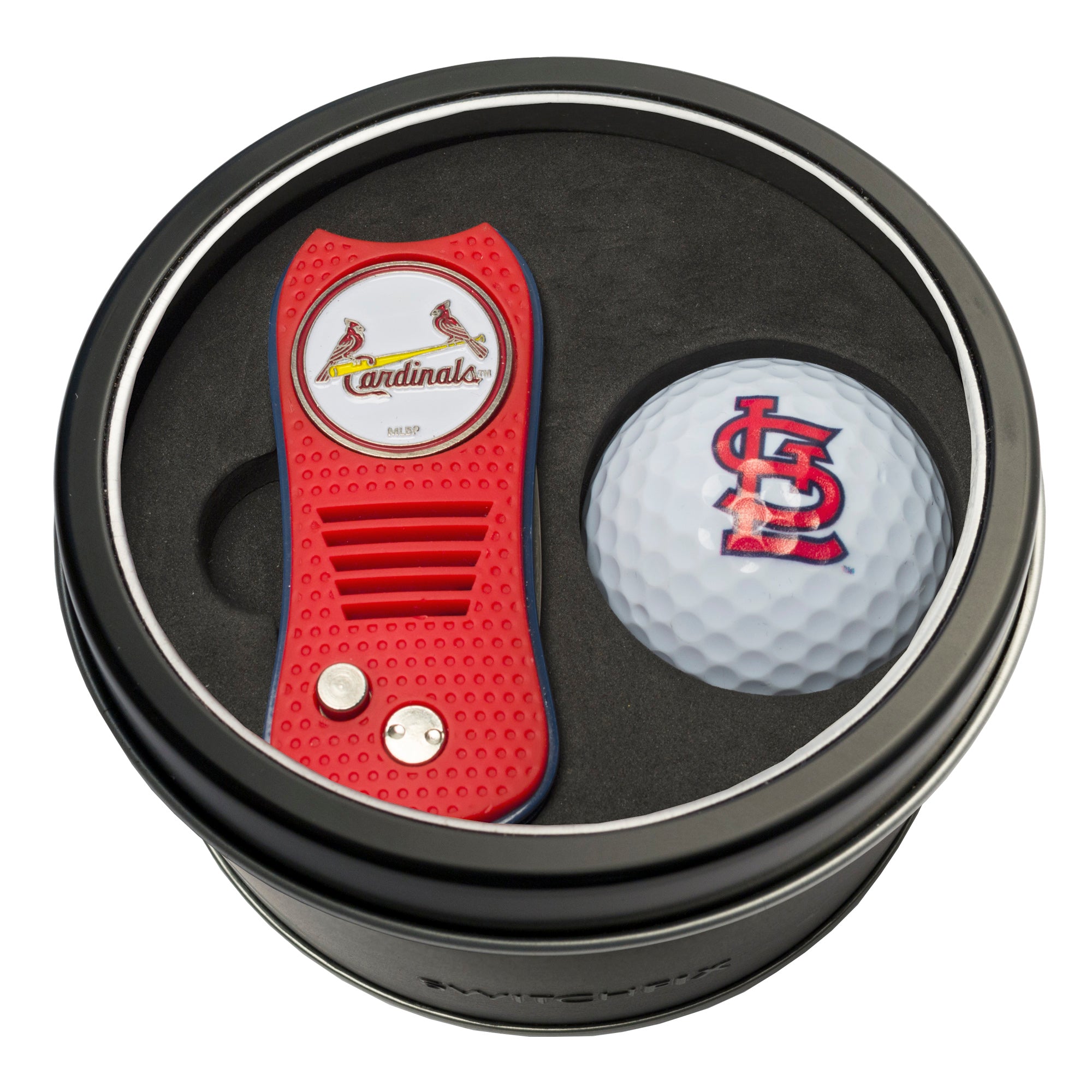 ST LOUIS CARDINALS SWITCH BALL TIN