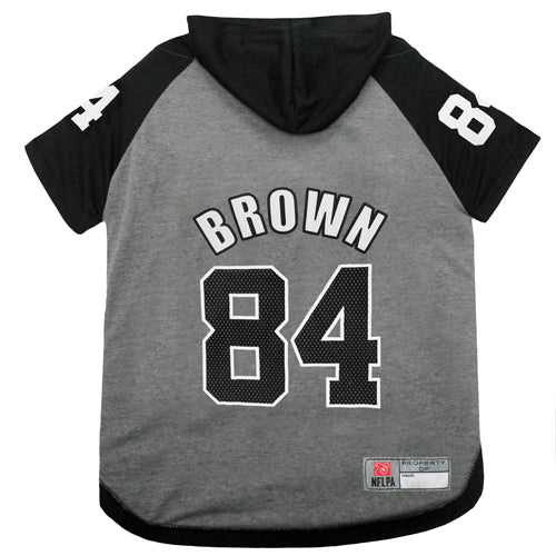 ANTONIO BROWN HOODIE TEE (OAK)-OFF PRICE