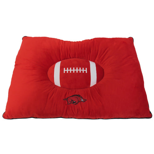 ARKANSAS RAZORBACKS PILLOW BED