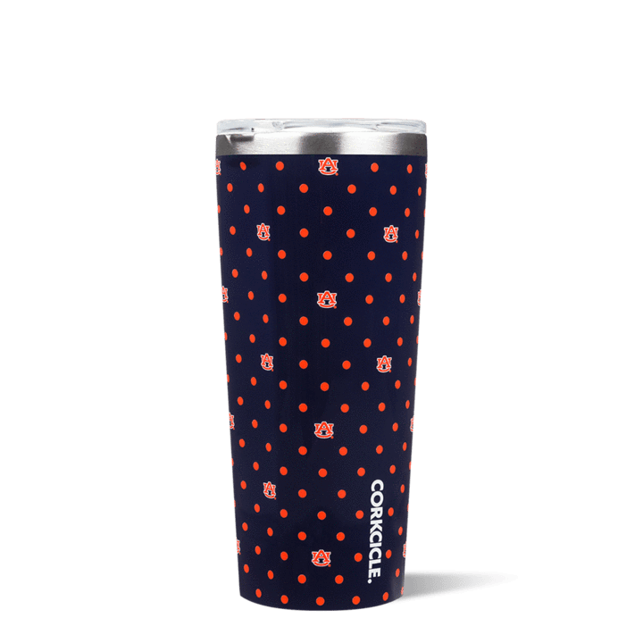Auburn Polka Dot Tumbler