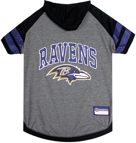 BALTIMORE RAVENS HODDIE TEE SHIRT