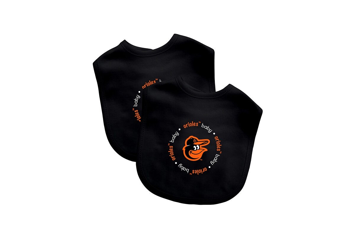 Baltimore Orioles Baby Bibs 2-Pack