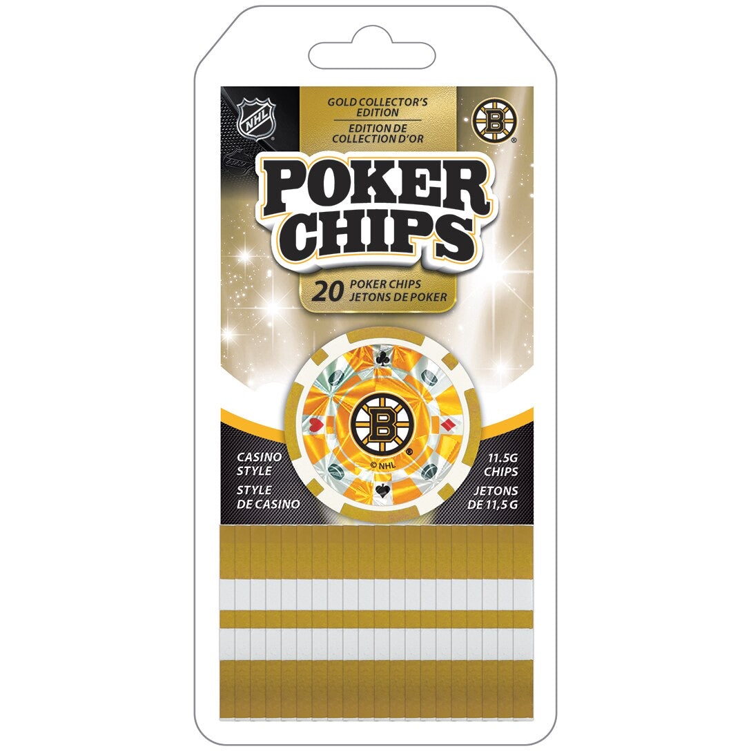 Boston Bruins Poker Chips 20pc