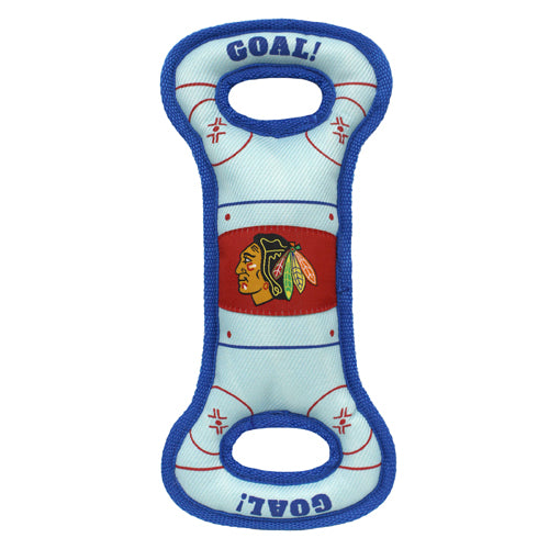 CHICAGO BLACKHAWKS HOCKEY TUG TOY