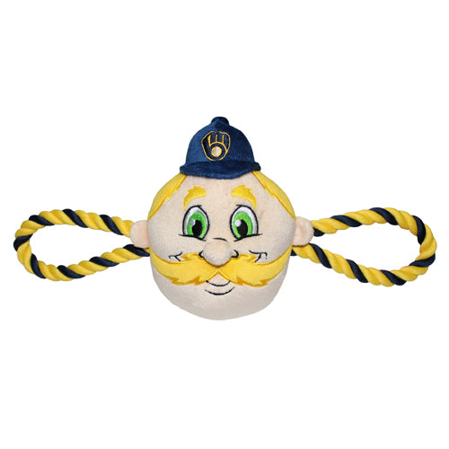 MILWAUKEE BREWERS MASCOT ROPE TOY