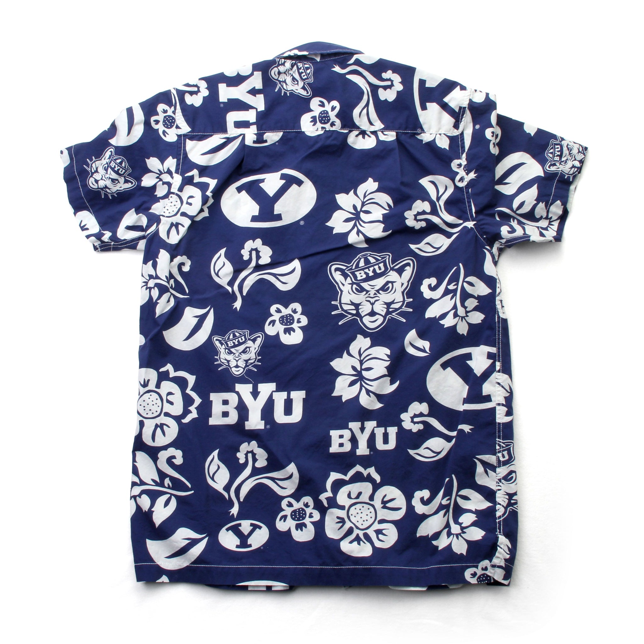 Mens BYU SS Btn Shirt