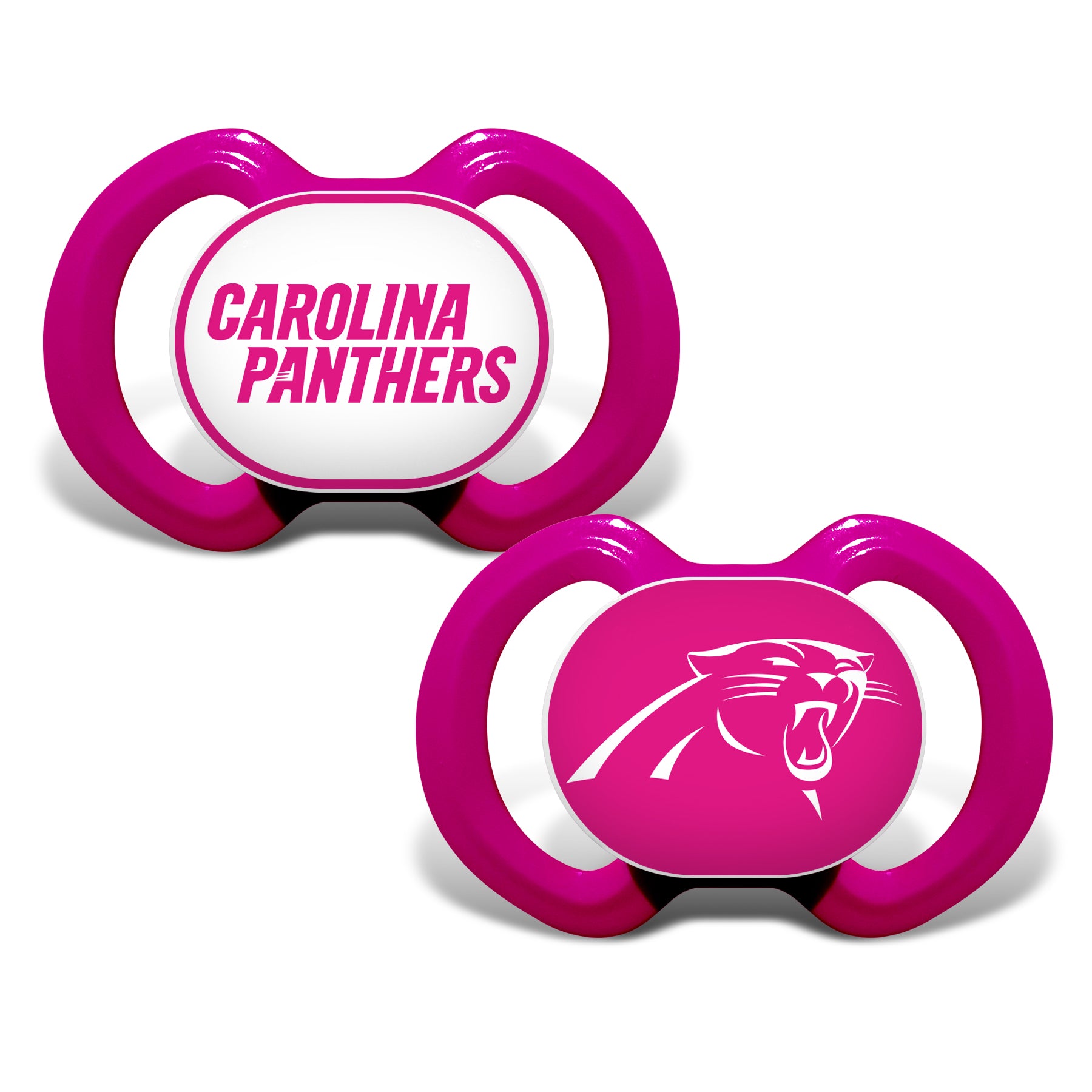 Carolina Panthers Pacifier 2-Pack - Pink