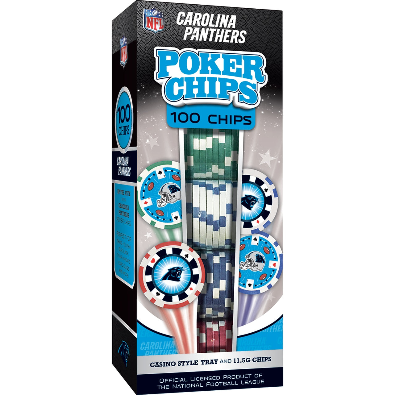 Carolina Panthers Poker Chips 100pc