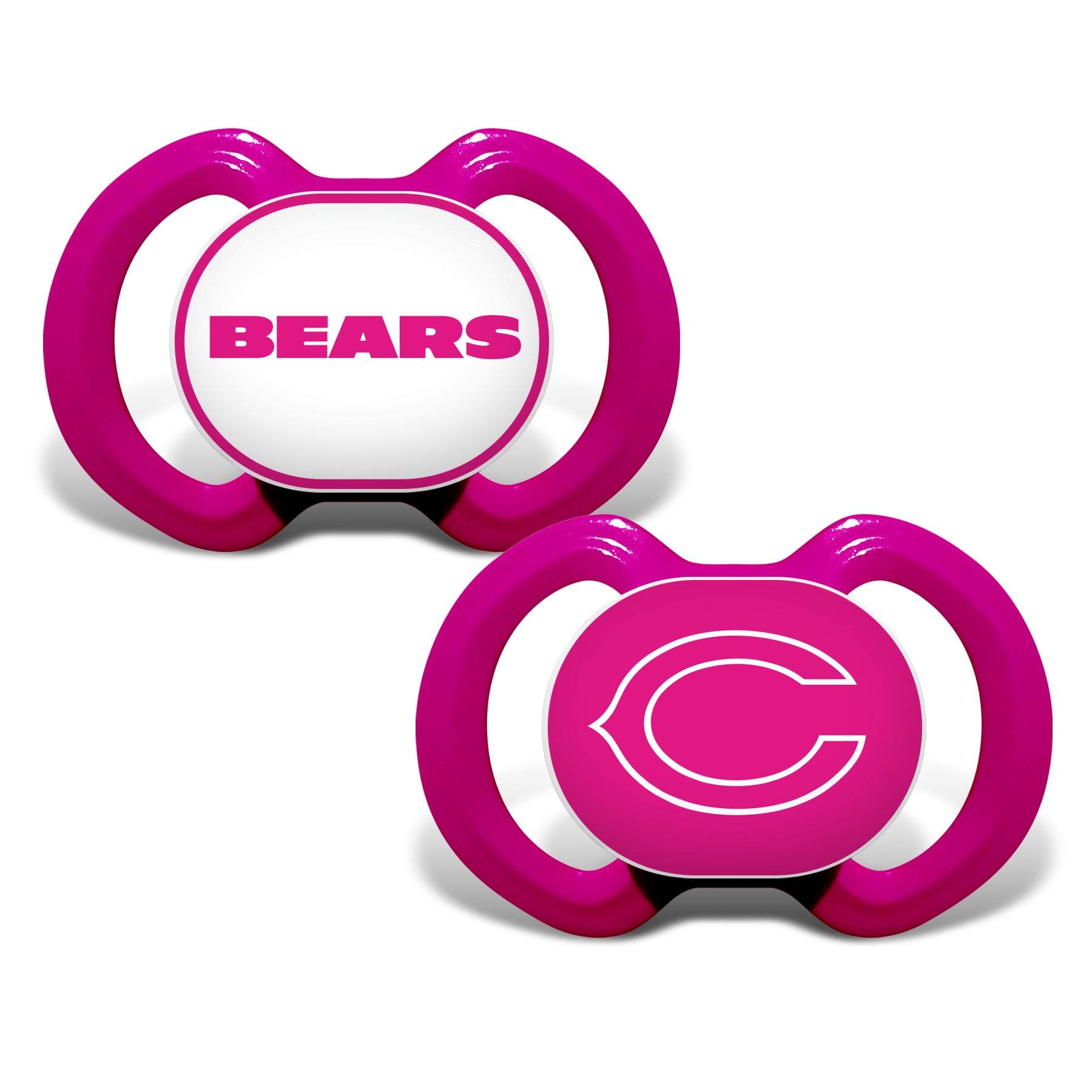 Chicago Bears Pacifier 2-Pack - Pink