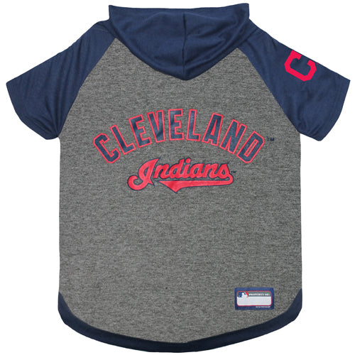 CLEVELAND INDIANS HOODIE TEE SHIRT