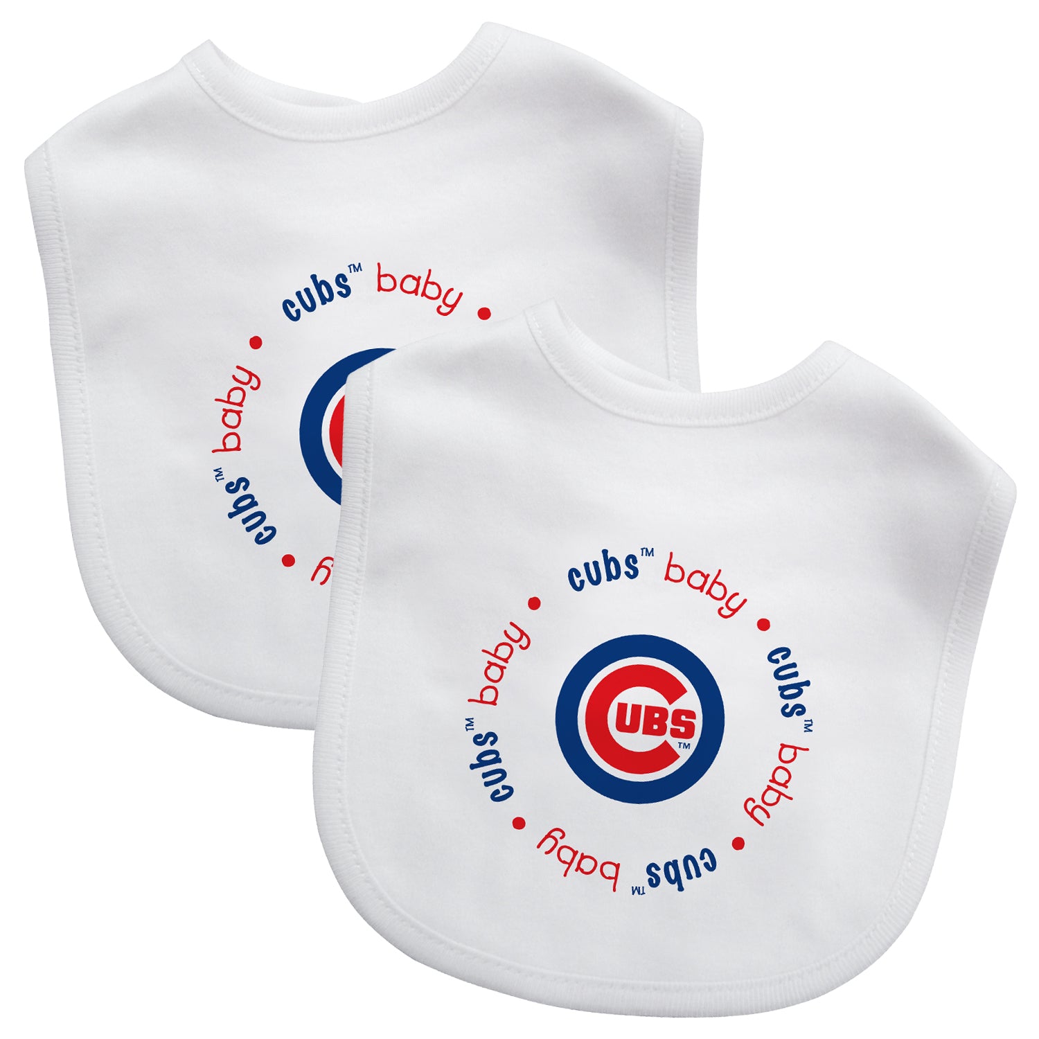 Chicago Cubs Baby Bibs 2-Pack