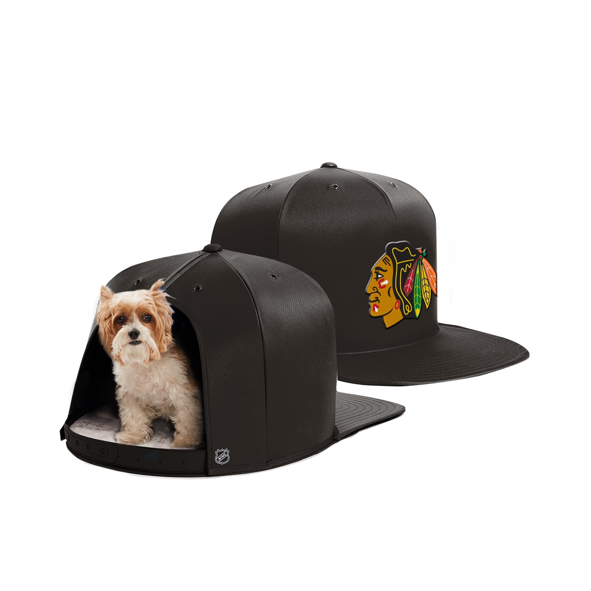 Chicago Blackhawks Plush Pet Bed