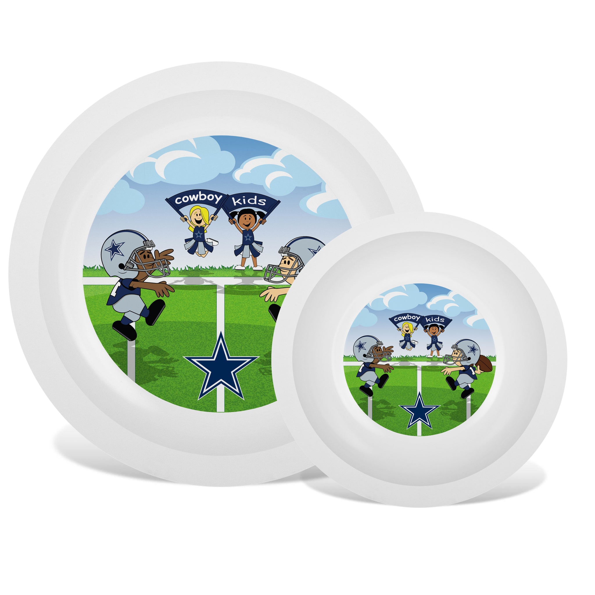 Dallas Cowboys Plate & Bowl Set