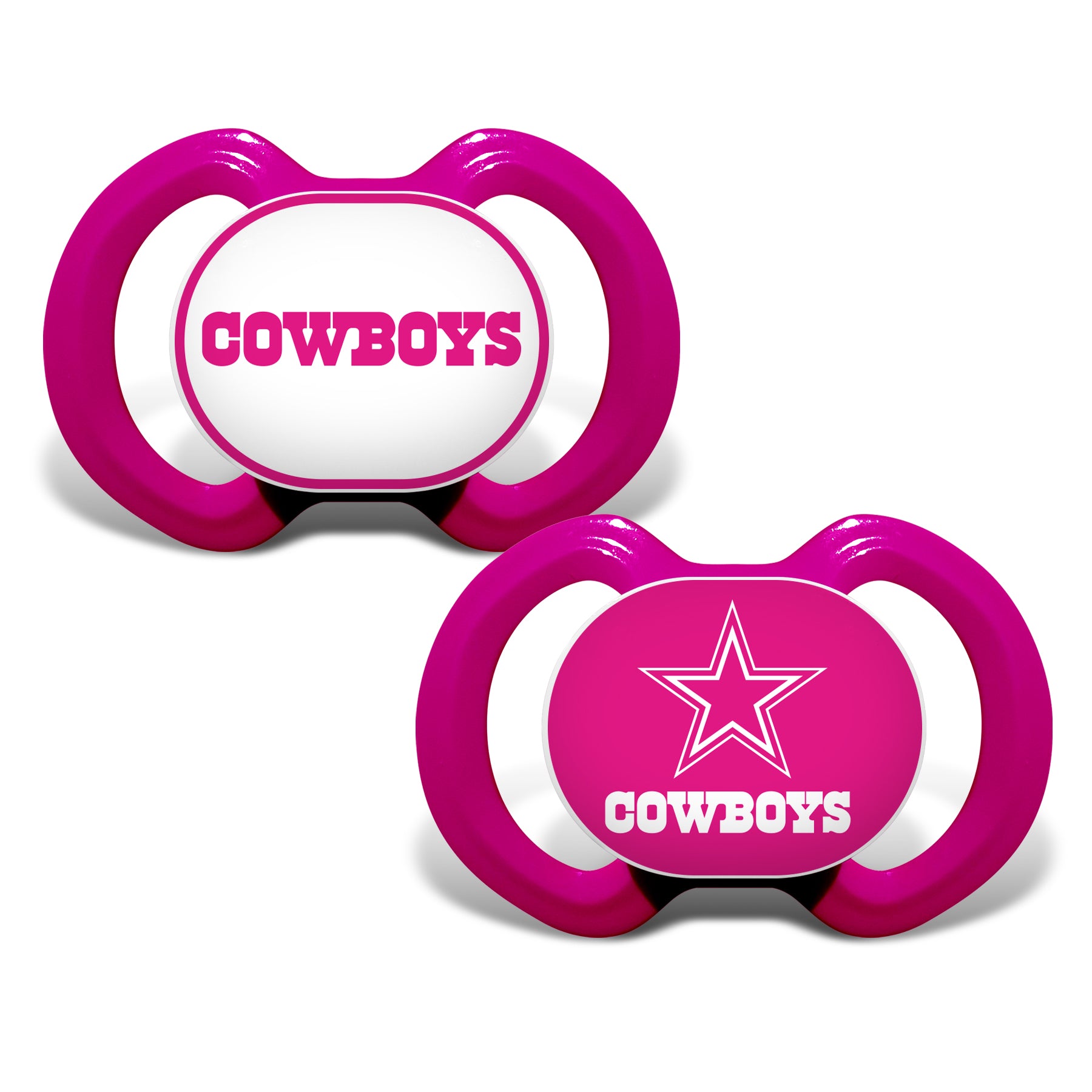 Dallas Cowboys Pacifier 2-Pack - Pink