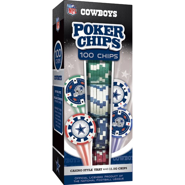 Dallas Cowboys Poker Chips 100pc