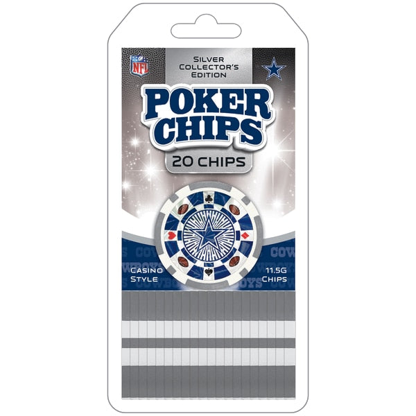 Dallas Cowboys Poker Chips 20pc