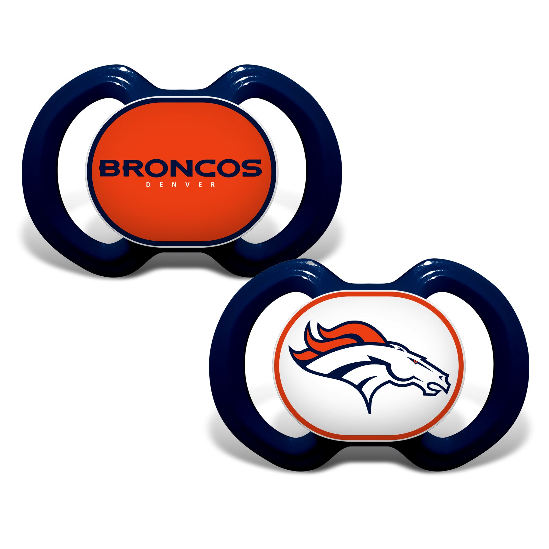 Denver Broncos Pacifier 2-Pack