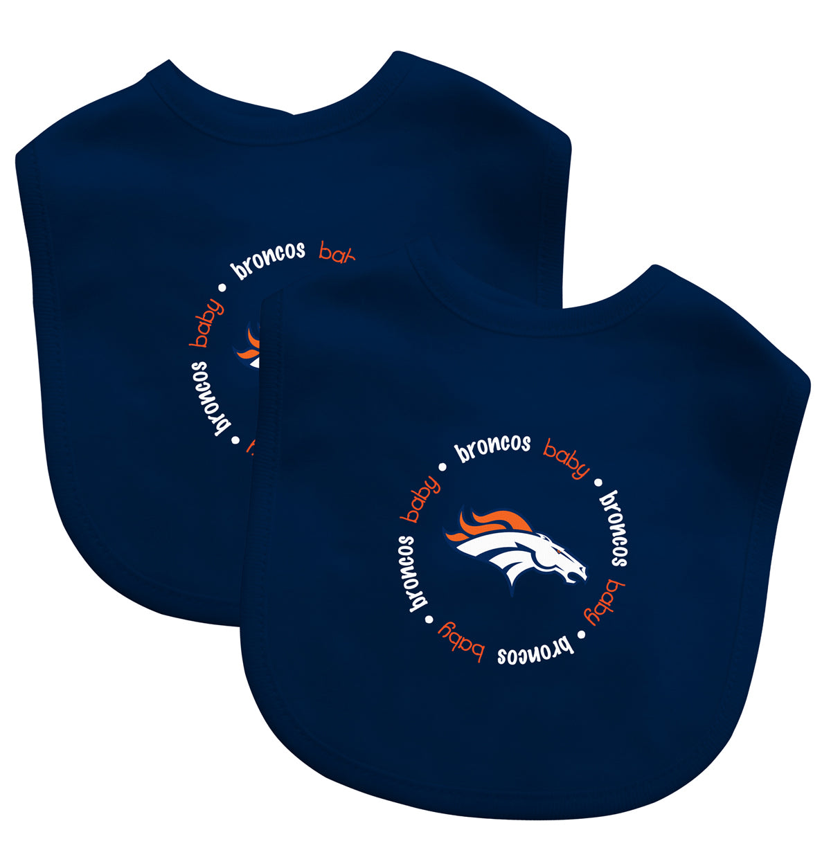 Denver Broncos Baby Bibs 2-Pack