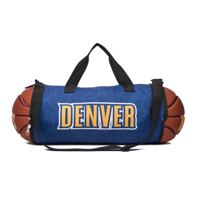 NBA Denver Nuggets Collapsible Basketball Duffel Bag