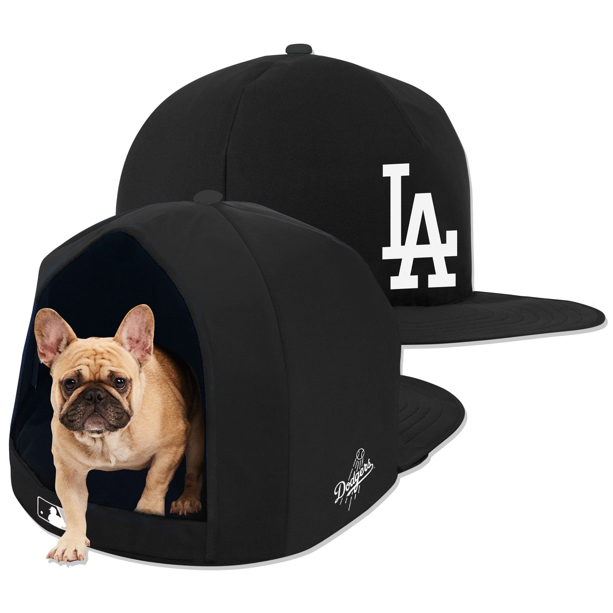 LA Dodgers NOIR Plush Pet Bed