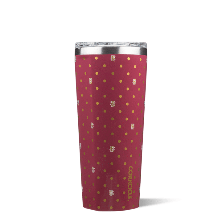 Florida St Polka Dot Tumbler