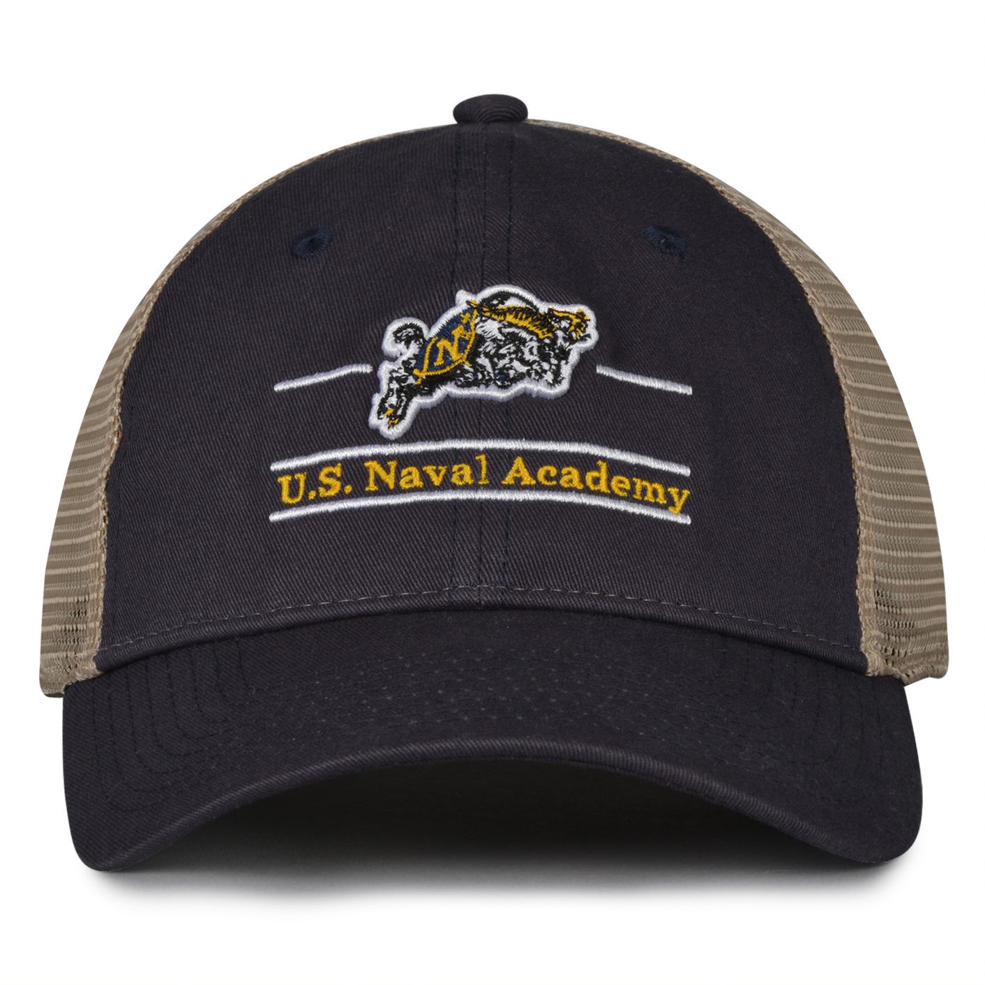 NAVY "LOGO" SPLIT BAR DESIGN