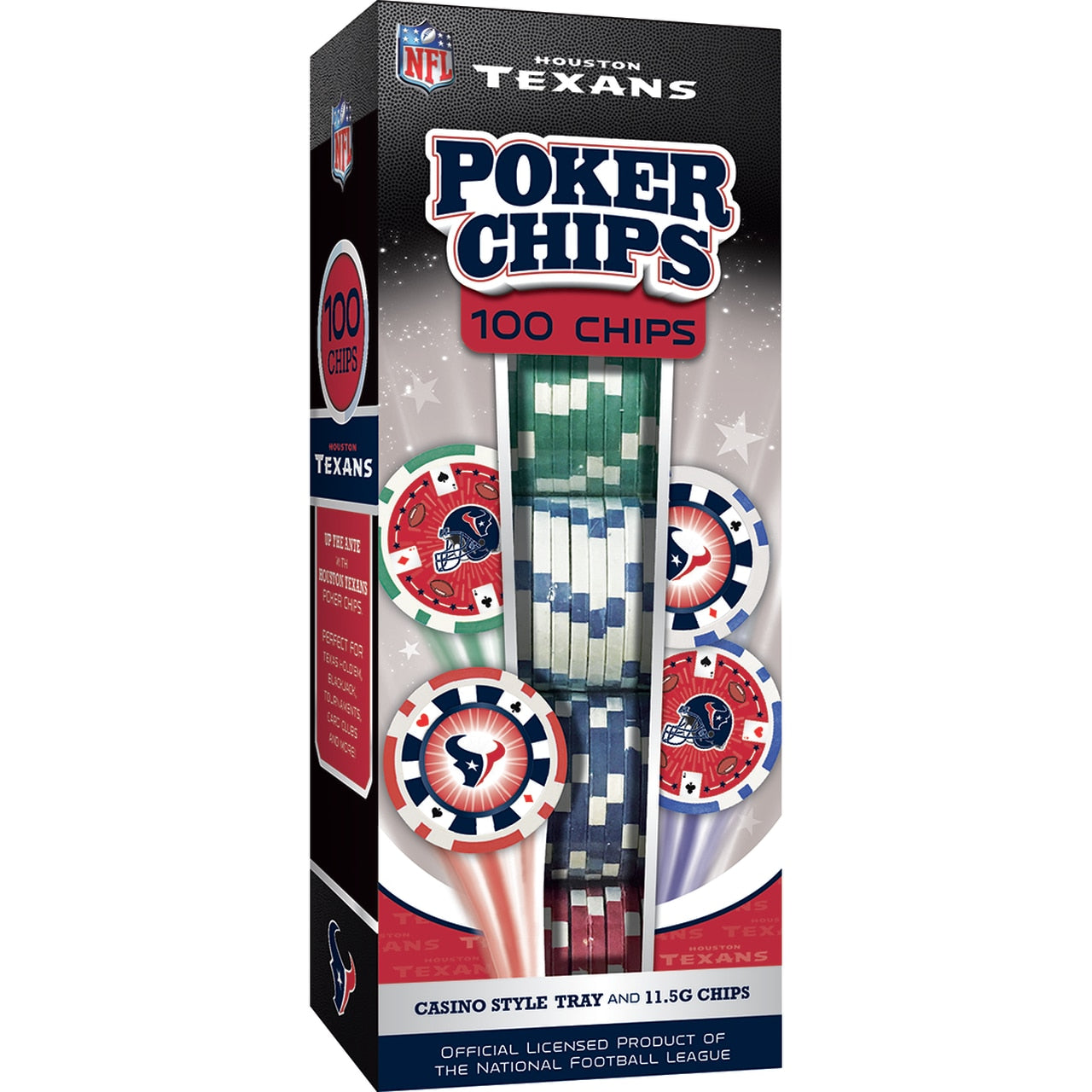 Houston Texans Poker Chips 100pc