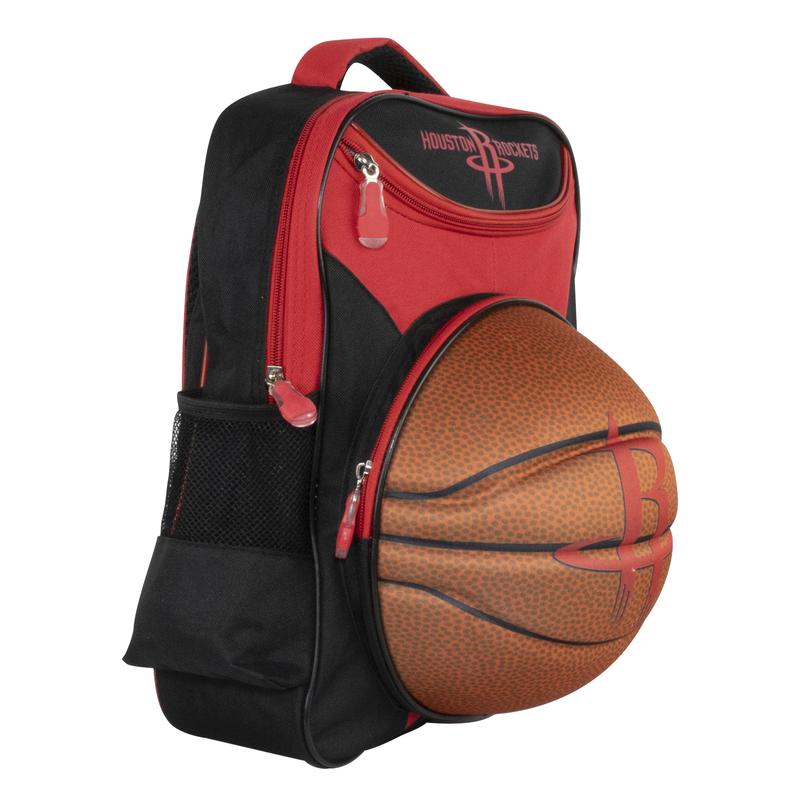 NBA Houston Rockets Youth Ball 16" Backpack