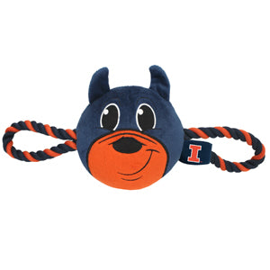 ILLINOIS MASCOT ROPE TOY