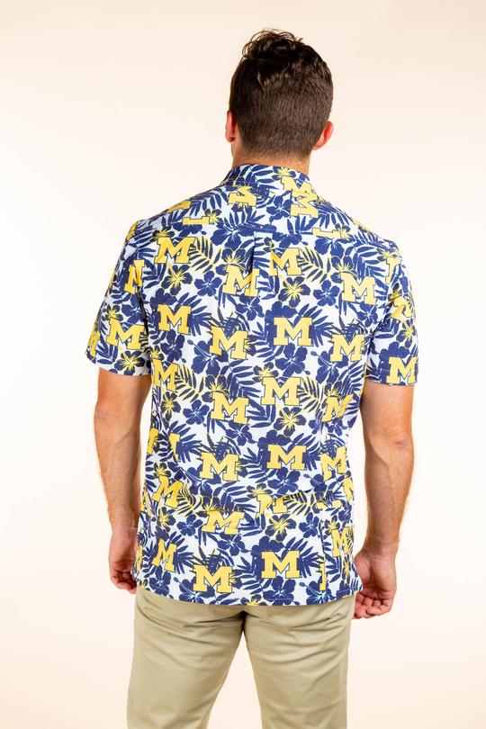 M Club | University of Michigan Hawaiian Shirt