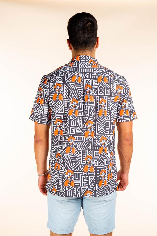 The Away Game | Men's Aztec Oklahoma State Hawaiian Shirt