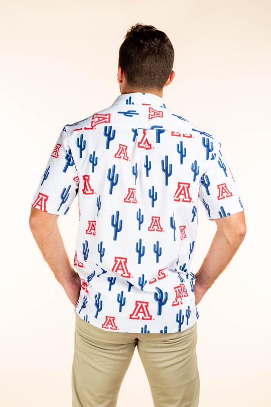 Save My Seat in ZonaZoo | University of Arizona Hawaiian Shirt