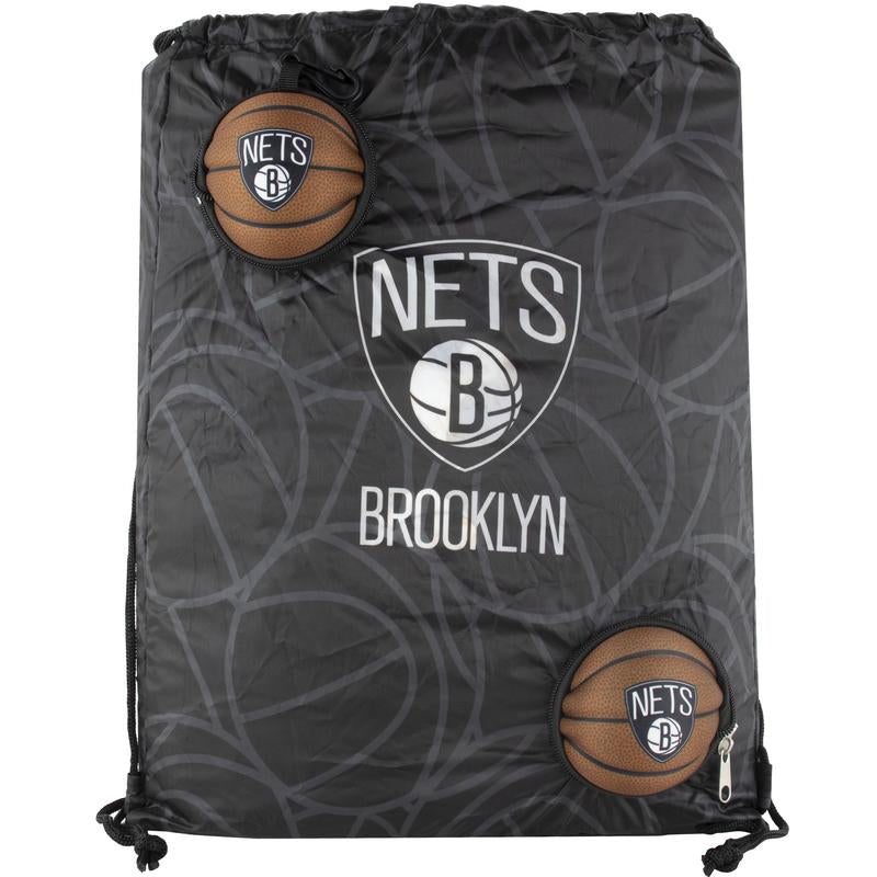 NBA Brooklyn Nets 9" Drawstring Bag