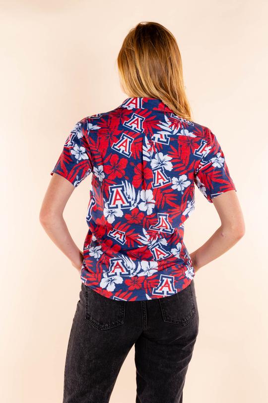 Even Wildcats Can Purr | Women's U of A Hawaiian Shirt