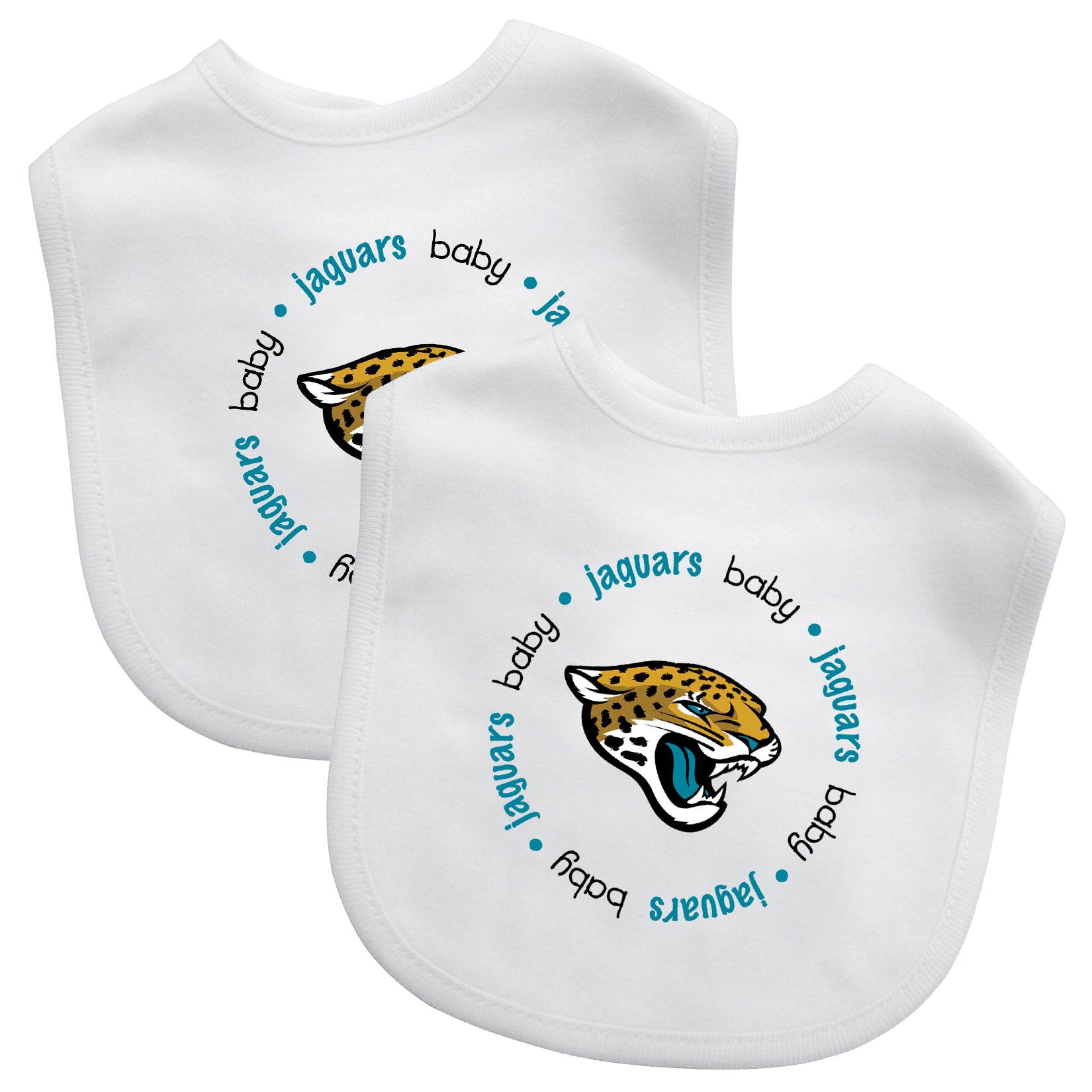 Jacksonville Jaguars Baby Bibs 2-Pack