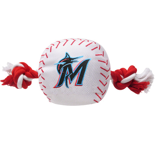 MIAMI MARLINS NYLON BASEBALL ROPE TOY