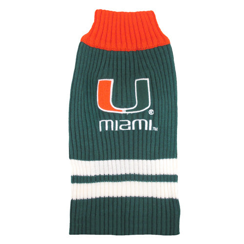 U OF MIAMI SWEATER