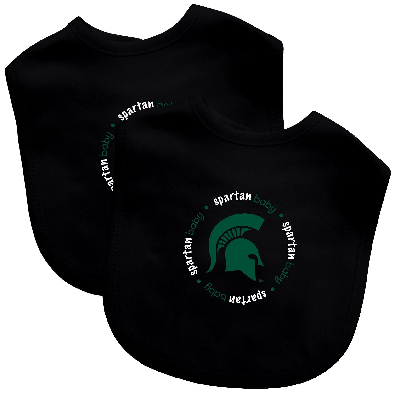 Michigan State Baby Bibs 2-Pack