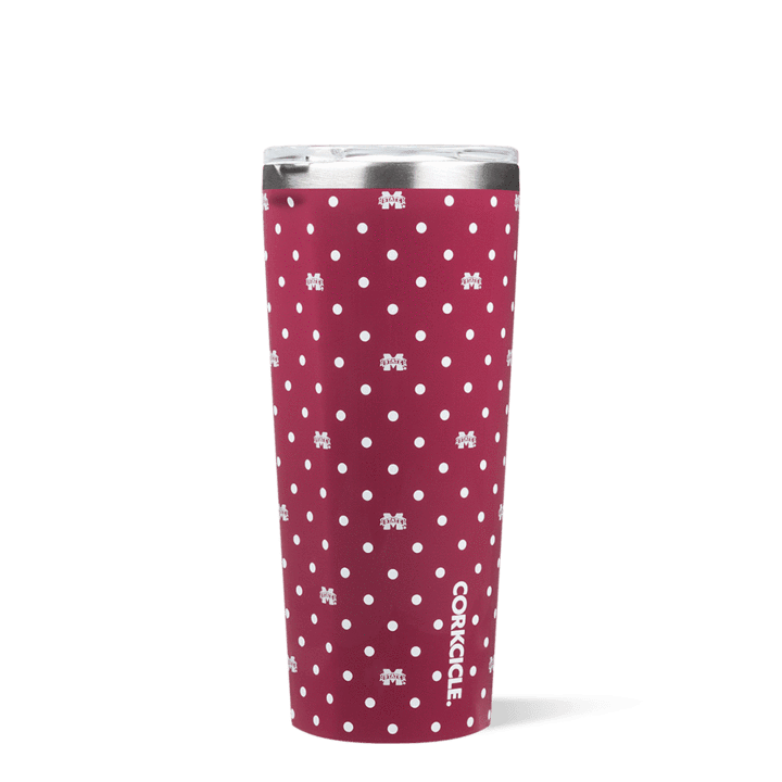 Mississippi St Polka Dot Tumbler