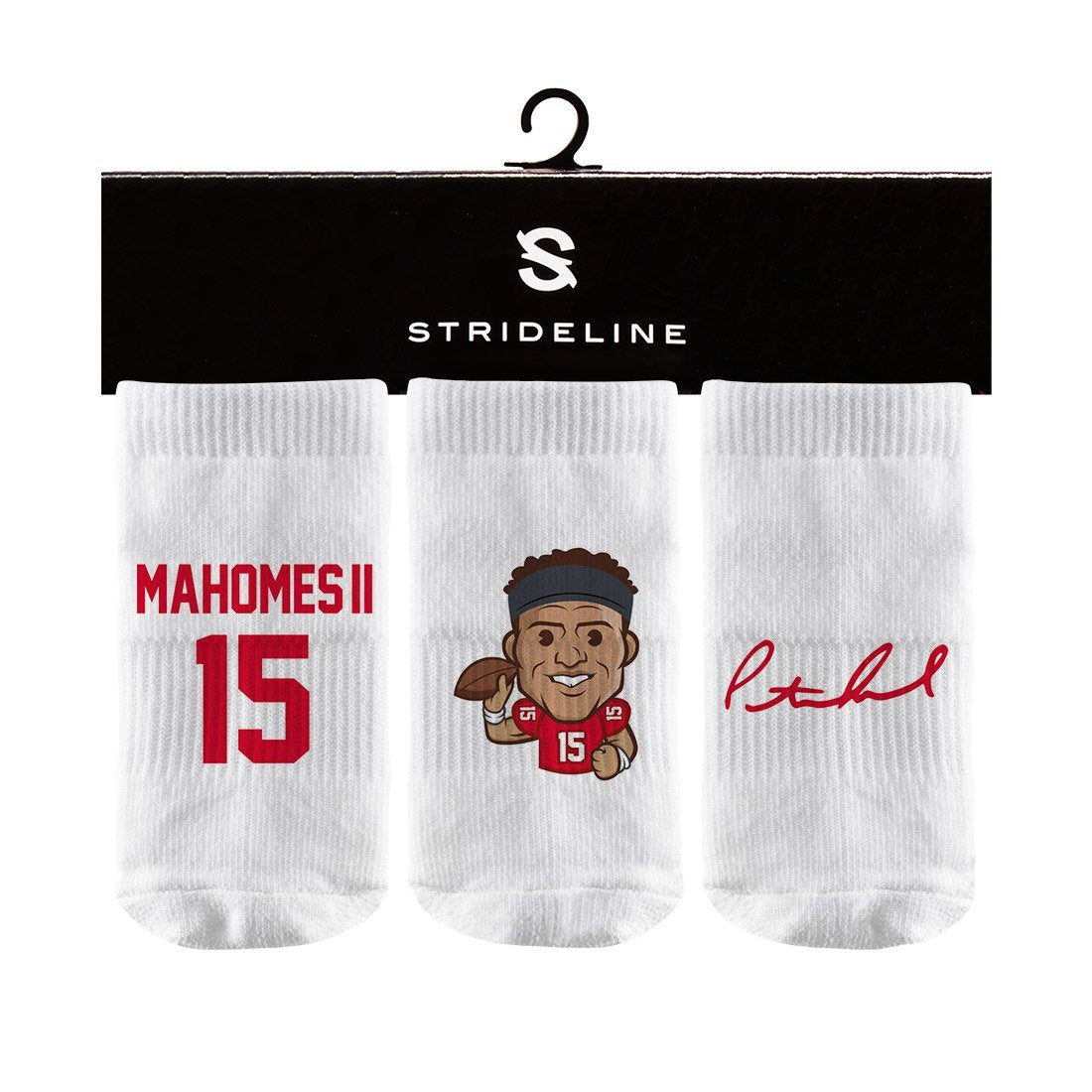 Patrick Mahomes White Baby Sock