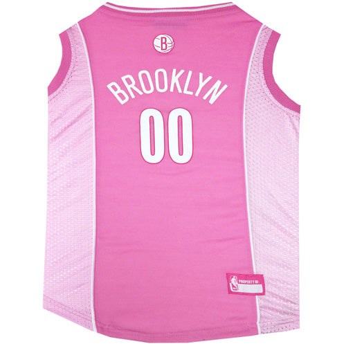 BROOKLYN NETS PINK JERSEY