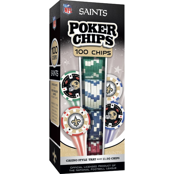 New Orleans Saints Poker Chips 100pc