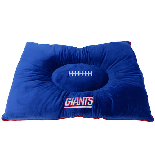 NEW YORK GIANTS PILLOW BED