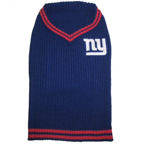 NEW YORK GIANTS V-NECK SWEATER