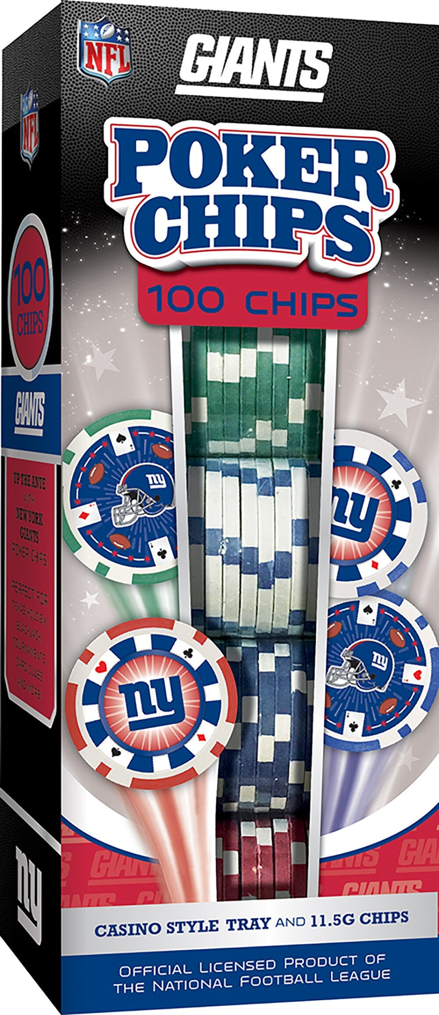 New York Giants Poker Chips 100pc
