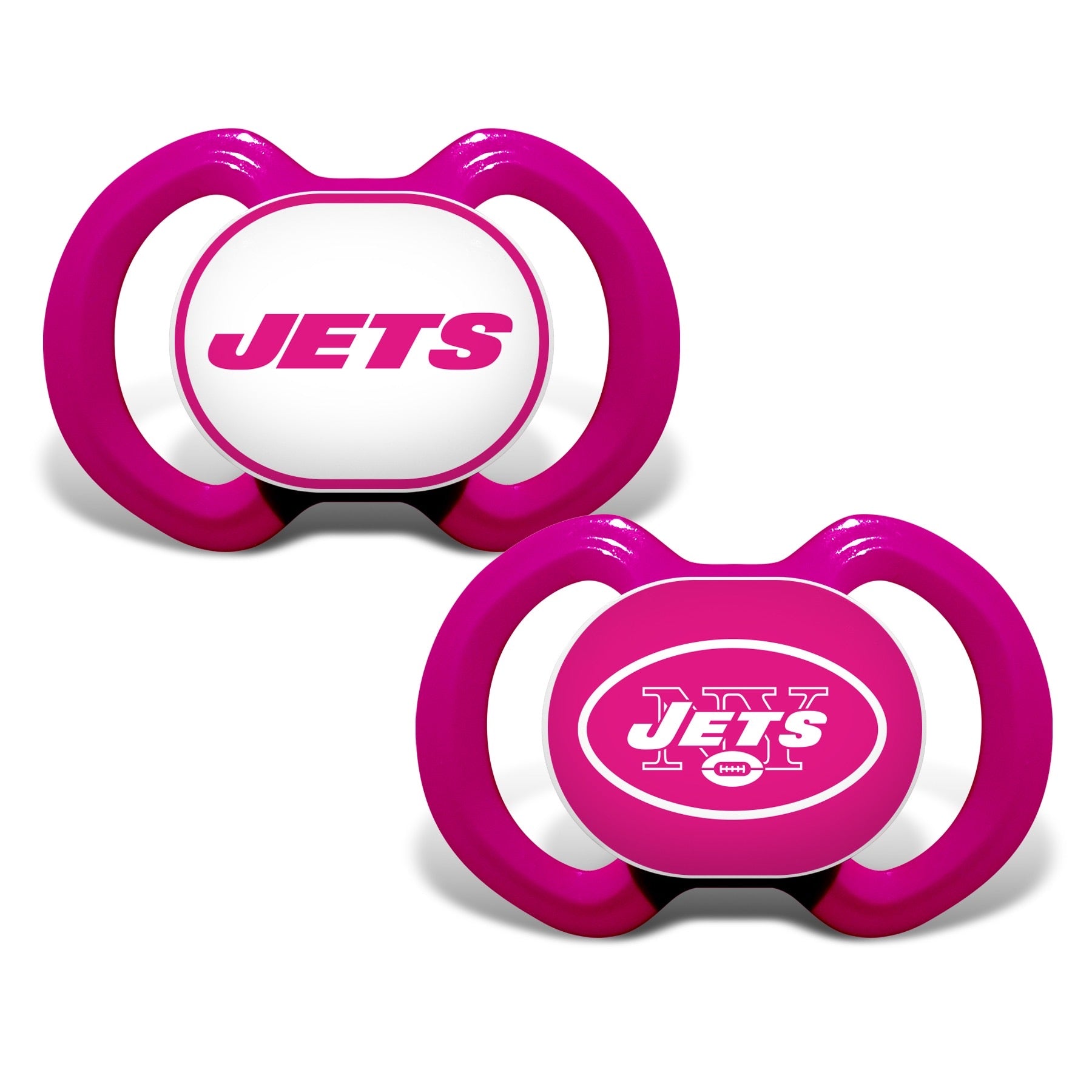 New York Jets Pacifier 2-Pack - Pink