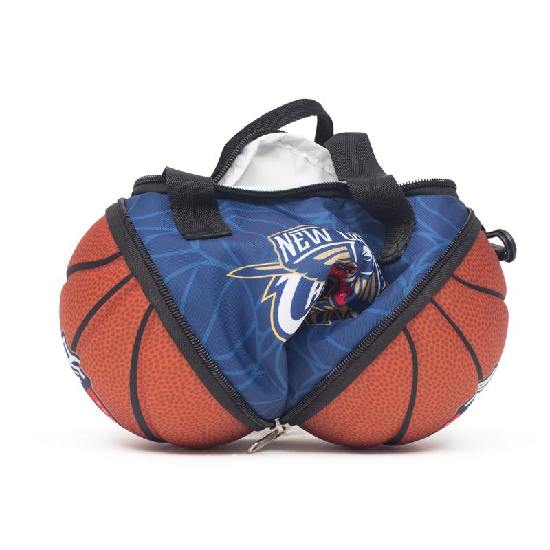 NBA New Orleans Pelicans Collapsible Basketball Lunch Bag