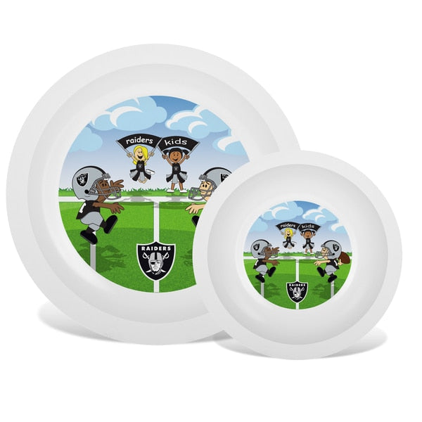 Raiders Plate & Bowl Set